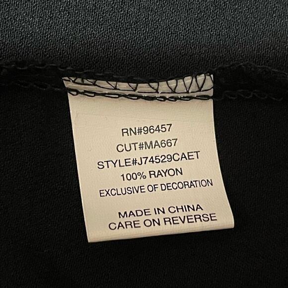 Anthro Love On A Hanger Floral Boho Chic Embroidered Peplum Cami Top Black Small - Picture 14 of 16